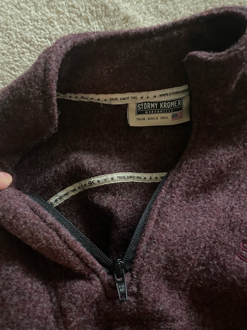 Stormy Kroger wool blend size small USA made jacket - Picture 7 of 8